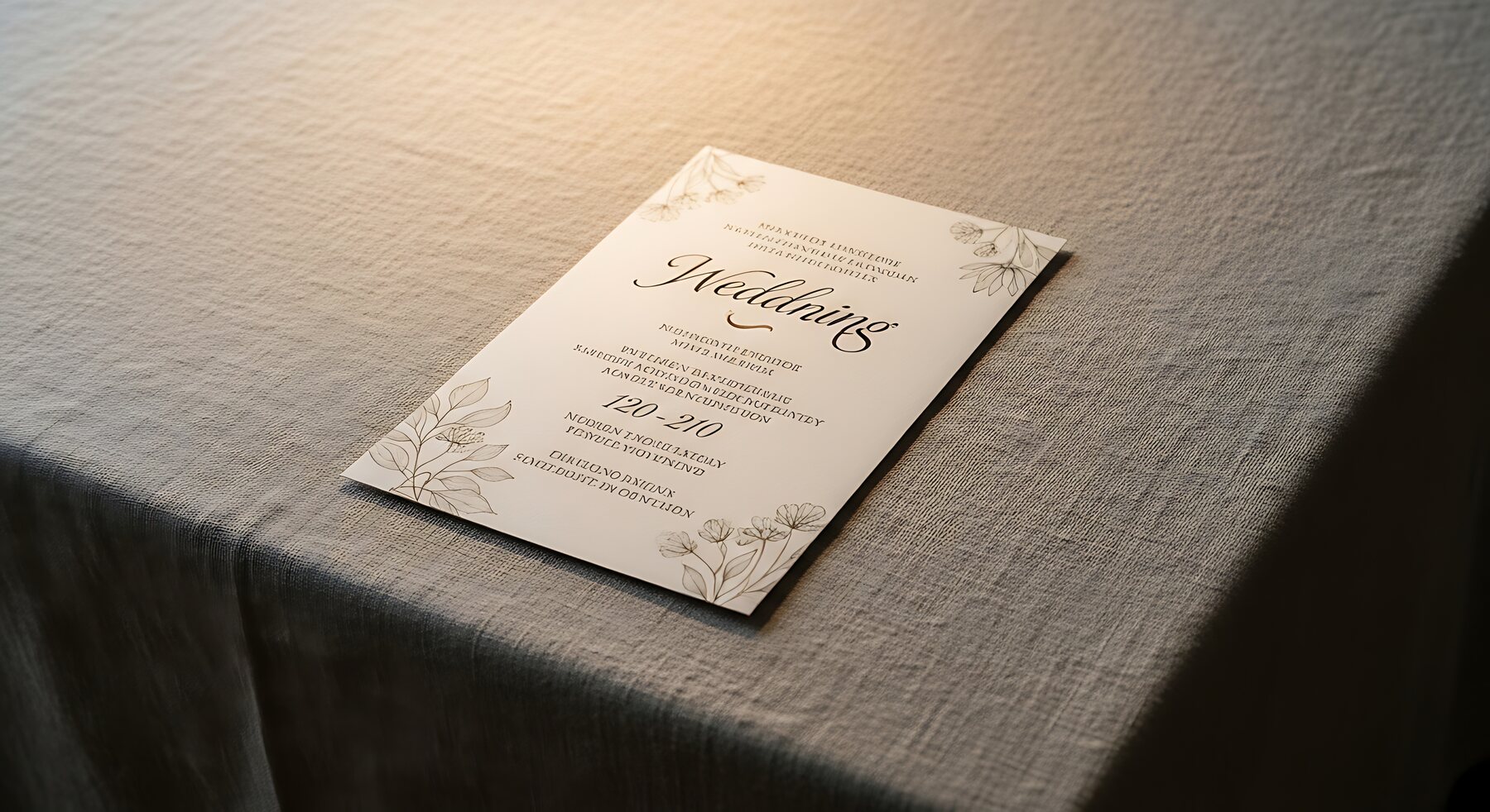 Printed postcards and invitations